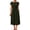 Army Green, variant on Women's Casual Midi Dress Crew Neck Short Sleeve Elastic Waist a Line Flowy Dress with Pockets Pull on Soft Breathable Fabric for Summer Spring Daily Wear