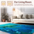 thumbnail image 2 of ODIKA 2'x3' Machine Washable Non-Slip Area Rug, Tropical Underwater Artisan Creation High Traffic Rug, Blue, 309804, 2 of 7