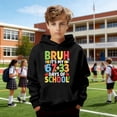 thumbnail image 2 of LIIPEE Fashion Graphic Hoodie For Boys Long Sleeve Hooded Sweatshirt With Pockets Kids Autumn Back To School Cute Casual Pullover,3-4 Years, 2 of 4