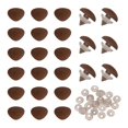thumbnail image 1 of Uxcell 25 Juegos de Narices de Seguridad, Ojos y Narices de Seguridad de 14 mm con Arandelas para Suministros de Fabricación de Muñecas de Peluche, Marrón, 1 of 6