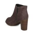 thumbnail image 3 of New Women Breckelles Amber-31 Faux Suede Peep Toe Chunky Heel Bootie, 3 of 5