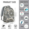 thumbnail image 6 of "Boho Travel Backpack for College - 17” Laptop Sleeve, Tribal Aesthetic, Water-Resistant Daypack with Multiple Pockets for School & Work Essentials", 6 of 6