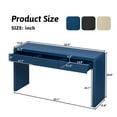 thumbnail image 2 of HIUU Blue Console Table for Entryway,Farmhouse Entryway Table with Storage,Wood Sofa Tables for Living Room, 2 of 11