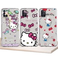 thumbnail image 2 of Funda de teléfono de Hello Kitty Cat para Samsung Galaxy A32, A13, A11, A72, A73, A52, A51, A21s, A41, A31, A71, A22, A12, A23, A33, A53, funda de TPU suave Fivean LED, 2 of 2