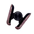 thumbnail image 2 of Cateissary Soporte para teléfono para automóvil Soporte automático para clip de diamantes de imitación montado en el vehículo Soporte para Videojuegos y accesorios Violeta, 2 of 6