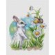thumbnail image 1 of Cuadros Decorativos 11CT impreso completo punto de cruz artesanía conejo ilustraciones pared DIY decoración Sywqhk Nuevos Originales, 1 of 9