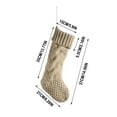 thumbnail image 3 of Christmas Stockings 15” Large Stockings, 1 Pack Knitted Xmas Stocking for Kids,Holiday and Family Stocking for Fireplace Christmas Party Decoration, 3 of 8