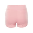 thumbnail image 3 of A2Y Women's Basic Solid Premium Cotton High Rise Bike Shorts Dusty Pink 4XL, 3 of 5
