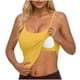 thumbnail image 1 of Camisetas de Cuello Sólido sin Mangas para las Mujeres Camisola Moda Casual Camisetas sin Mangas de Cuello en U de Longitud Regular para las Mujeres, 1 of 5