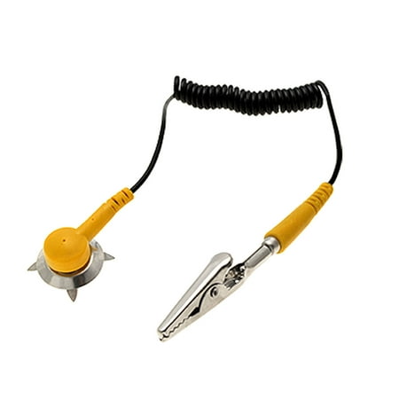 - Unique Bargains Security ESD Grounding Cord Cable with Crocodile Clip