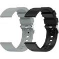 thumbnail image 1 of Correa de reloj inteligente de 22 mm: 2 correas de silicona de liberación rápida, correa de repuesto para Samsung Galaxy Watch/Huawei Watch/Garmin/Fossil/Amazifit, para mujeres y hombres, 1 of 5