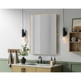 thumbnail image 3 of Elegant Kitchen and Bath Amoura 48x30 Pivot Mirror in Brass, 3 of 8