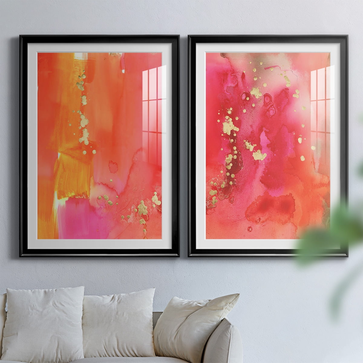 Wexford Home Mythological III Premium Framed Print, 22.5" x 30.5" - Ready to Hang, Black (Set of 2)