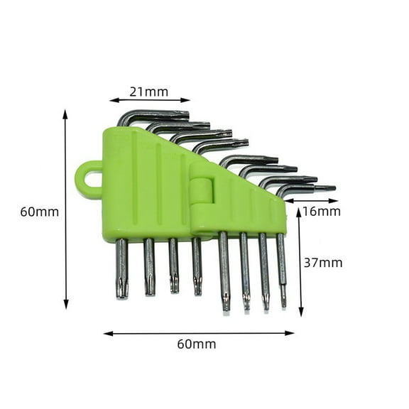 8Pcs Hex Torx Wrench Set L Type Screwdriver With Holes Hex Key T5 T7 T8 T9 T10 T15 T20 Hand Tools Wrenches Workshop Equipment Smile Home