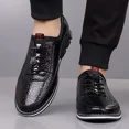 thumbnail image 5 of Men's Large-Size Leather Shoes, Casual Slip-On Loafers, Stylish, 5 of 9