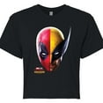 thumbnail image 3 of Marvel Deadpool & Wolverine - Wolverine Split Space - Juniors Cropped Graphic T-Shirt, 3 of 5