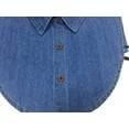 thumbnail image 3 of CAILDANL Unisex Stylish Solid Color Detachable Half Shirt Blouse Fake Collar Denim Cotton Faux Collar Dickey Collar, 3 of 5