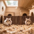 thumbnail image 6 of Natural Wood Hamster Toy Arch Bridge, Chewable Climbing Ladder for Teeth Grinding, Small Pet Hideout Fence for Syrian Hamster, Gerbil, Dwarf Hamster Cage Accessories A, 6 of 7