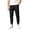 Black, variant on akafmk Boys Sweatpants Track Joggers Slim Fitted Elastic Waist Solid Color Fall Daily Casual Athletic Outdoor School Pants, Sizes 14-15 Years