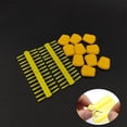 thumbnail image 3 of Splihome 10Pcs Quick Bait Stoppers Hair Tackle Boilies Pellet Stoper Carp Method Feeder yellow, 3 of 8