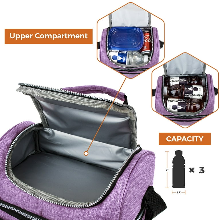 OPUX Lunch Box For Women, Insulated Large Lunch Bag Adult Work