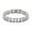 Silver, variant on HUANLEDASH Unisex Bracelet Motorcycle Chain Design Stainless Steel Punk Hip-Hop Style Luster Smooth Wrist Bangle for Various Occasions