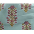 thumbnail image 4 of oneOone Georgette Viscose Fabric Leaves & Floral Block Fabric Prints By Yard 42 Inch Wide, 4 of 5