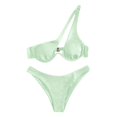 thumbnail image 3 of jovati Maillot de Bain 2 Pcs pour Femmes à Bretelles Croisées, Short Taille Haute, Costume, Deux Pièces Séparées, 3 of 8
