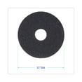 thumbnail image 3 of Boardwalk Standard Stripping Floor Pads 13" Diameter Black 5/Carton 4013BLA, 3 of 6