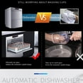 thumbnail image 5 of Commercial Undercounter High-Temperature Dishwasher, NSF Certified, 208-240V 3-Phase, 30 Racks/Hour, Stainless Steel, 5 of 13