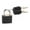 Black, variant on Mini Padlock 2 Keys Security Padlocks for Storage Case Toolbox Gym Bags Rose Red