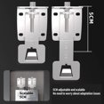 thumbnail image 4 of High Strength Adjustable Wall Bracket for Kitchen Range Hoods Corrosion Resistant Galvanized Steel Support Holder, 4 of 4