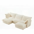 thumbnail image 6 of Slipcovered U Shape Sectional Sofa - Lux Comfort, Modular Design, 6 of 11