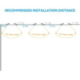 thumbnail image 2 of TORCHSTAR 4 Inch Ultra-Thin Dimmable LED Recessed Downlight with J-box for Living Room, Garage, 10.5W(Eqv.50W), 4000K Cool White, Pack of 4, 2 of 7
