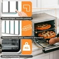 thumbnail image 4 of Grille de Remplacement pour Friteuse à Air Chaud pour Four Grille-Pain à Convection Numérique, 14.4 Pieds'*11.4 Pieds' Accessoires en Acier Inoxydable pour Friteuse à Air Grille de Cuisson, 4 of 6