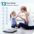 thumbnail image 3 of RENPHO High Accuracy Bluetooth Smart Body Weight Scale, FSA HSA Eligible, 396 lbs, Black, 3 of 8