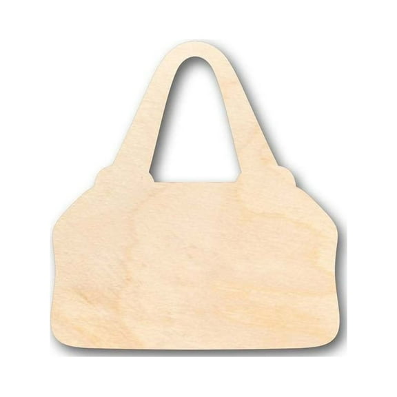 Unfinished Wood Purse Shape - Craft - up to 46" DIY 10" / 1/8"
