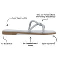 thumbnail image 6 of Journee Collection Womens Lauda Tru Comfort Foam Vegan Leather Slip On Sandals, 6 of 6