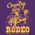 thumbnail image 3 of Country Girl Rodeo Women's V-Neck T-shirt Vintage Cowgirl, 3 of 7