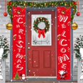 thumbnail image 2 of Naiovety Decore el hogar para Navidad con tapices decorativos para puertas decoración del hogar para decoraciones de puertas de Feliz Navidad Kits de decoración para fiestas No.2, 2 of 6