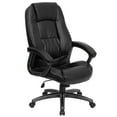 thumbnail image 4 of Flash Furniture Swivel Ergonomic Office Chair, High Back Black Leathersoft Executive, 4 of 6
