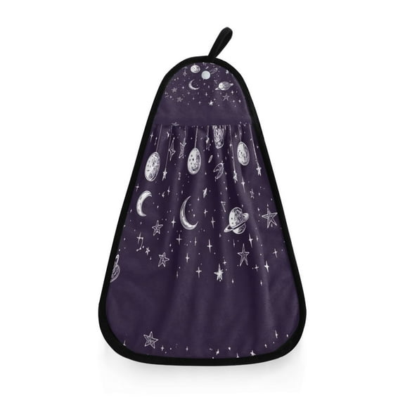 Celestial Hanging Decor Hanging Towel Hand Towel 16.53x12.20in Quick-Drying for Kitchen and Bathroom Use