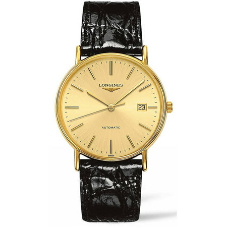 Longines Presence Leather Automatic Men's Watch, L49212322