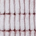 thumbnail image 4 of VCNY Home Henry 20" x 20" Rose Pink Jacquard Faux Fur Decorative Pillow, 4 of 5