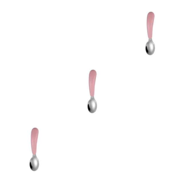 Juego de vajilla para niños Cateissary de Acero inoxidable Cuchara tenedor Cuenco en forma de automóvil antideslizante sin óxido Rosa