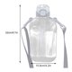 thumbnail image 2 of Botella de agua plana para deportes al aire libre, taza de agua de 750ml, taza para beber de oficina de gran capacidad con escala, 2 of 3