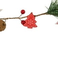 thumbnail image 6 of Northlight Pre-Lit Battery Operated Stars and Trees Christmas Garland - 6' - Warm White, 6 of 8