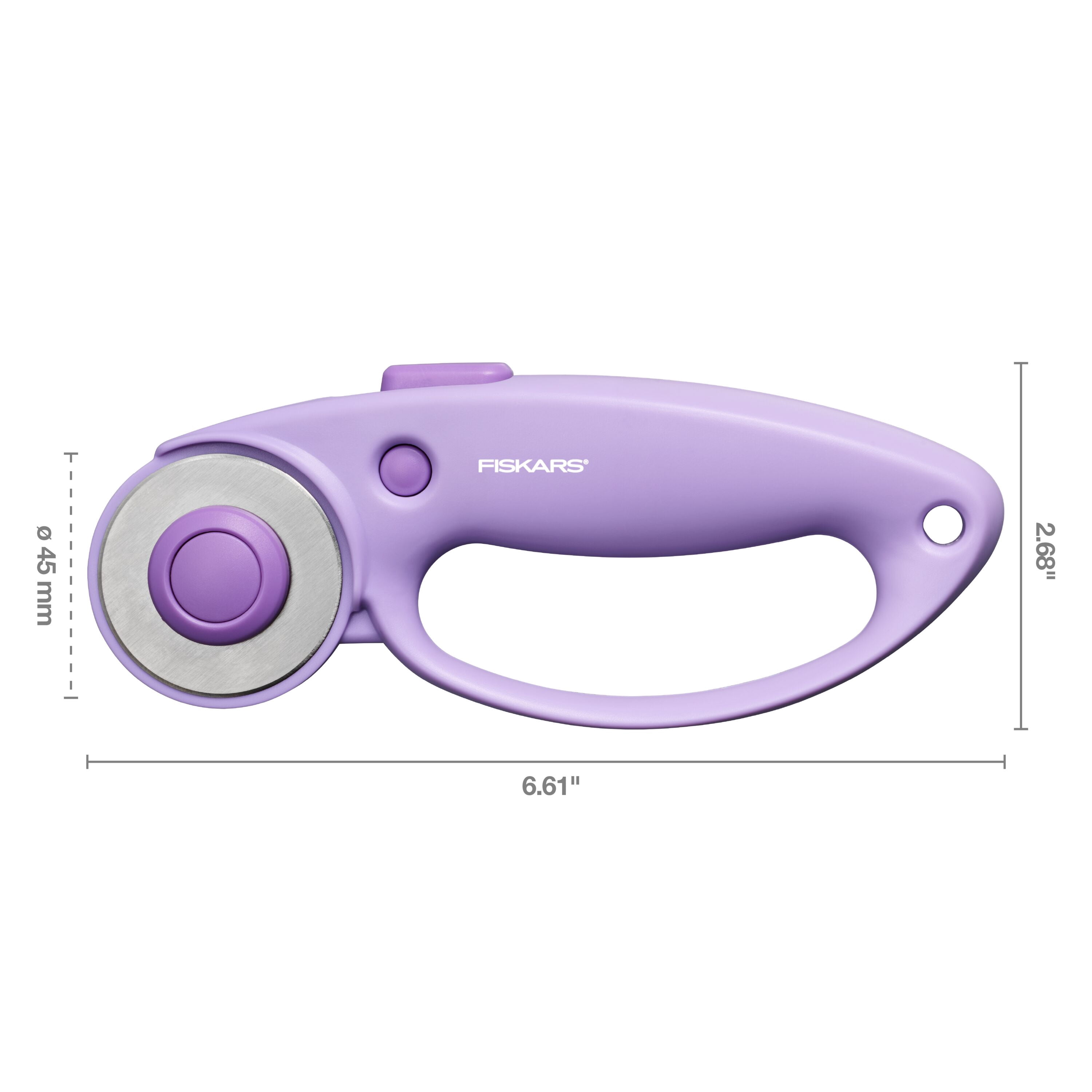 Fiskars Designer Loop Rotary Cutter 45mm, Ultra Lilac