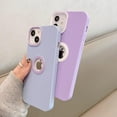 thumbnail image 4 of Frosted Skin Feeling Leakage Label Phone Case, Two-Color Soft Wrapped Edge, Shockproof and Wear-Resistant for iPhone 15 14 13 12 11 Pro Max Plus XS XR 7 8 Phone Case (Light Cyan,iPhone 13), 4 of 8