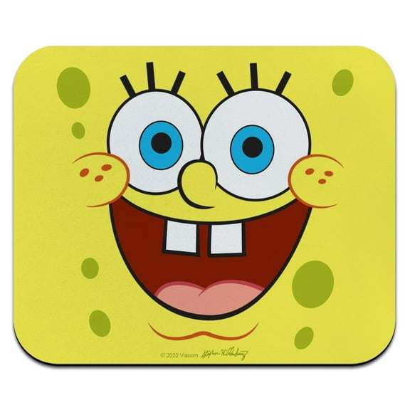 SpongeBob Goofy Smile Face Low Profile Thin Mouse Pad Mousepad